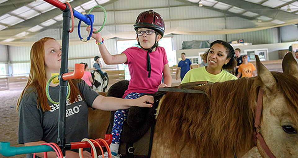 Featured Image for Riding high at therapy camp
