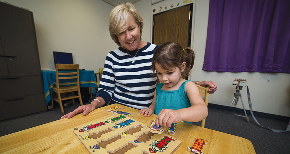 With over $8 million in R01 and R03 funding from the National Institute of Mental Health, the RIGHT Track study has followed its child participants from ages 2 to 19. Photo by Mike Dickens (child pictured not a participant).