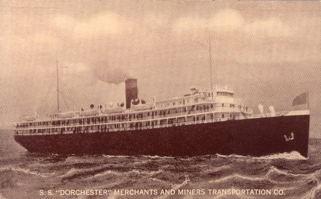The U.S.S. Dorchester [Photo provided by the U.S. Coast Guard Historian's Office]