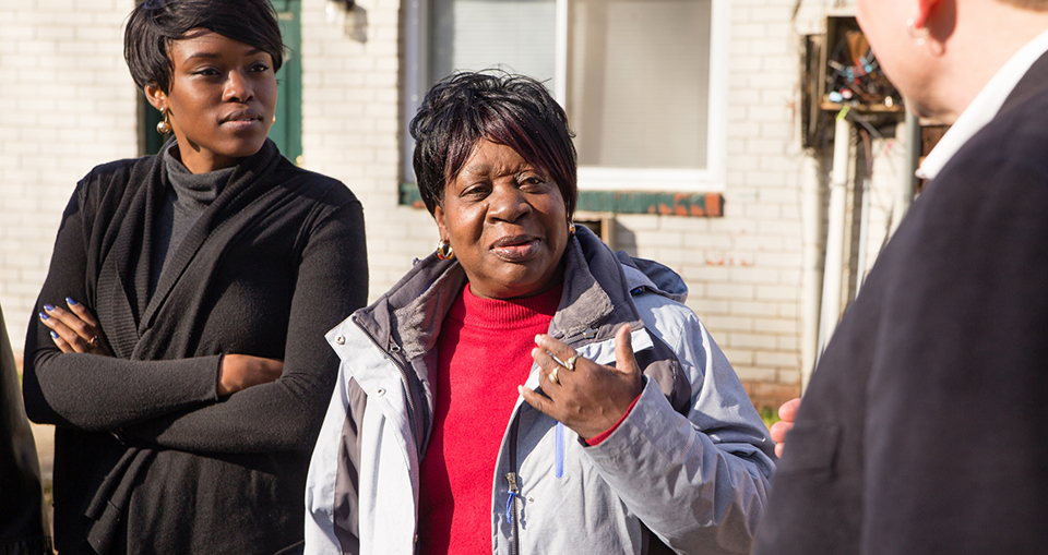 Community activist Sandra Williams [Photo by Mike Dickens]