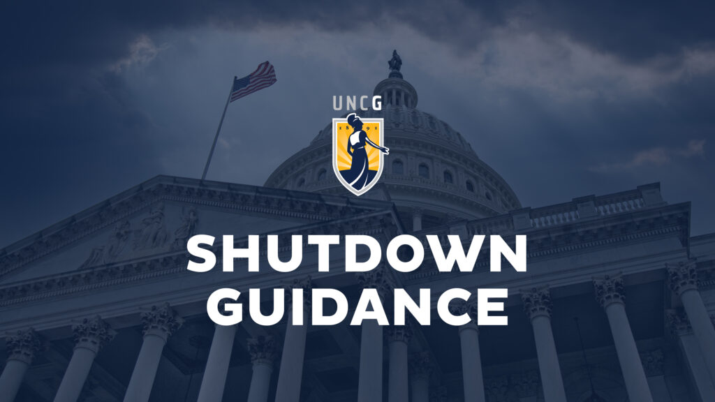 UNCG Shutdown Guidance image