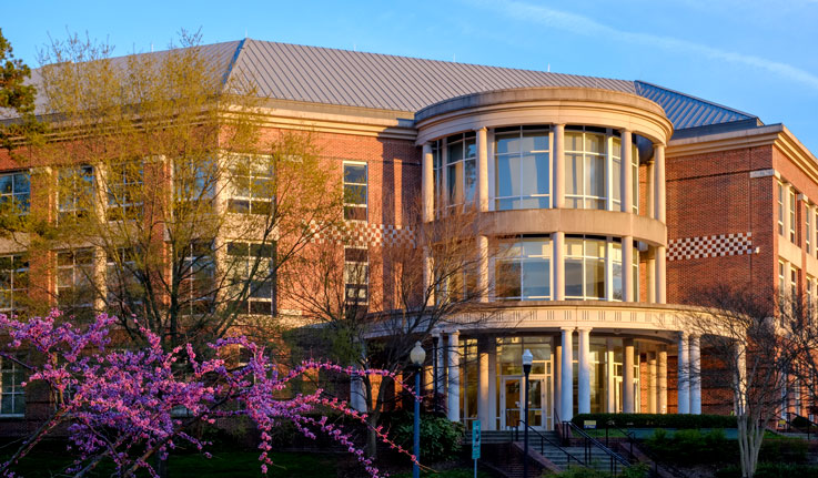 UNCG's Moore Humanities and Research Administration building