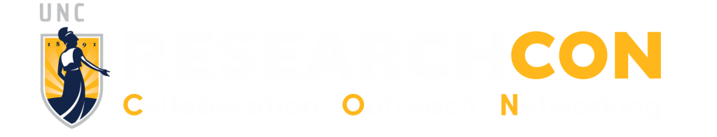 UNCG Logo with ResearchCON, Collaboration, Outreach, Networking