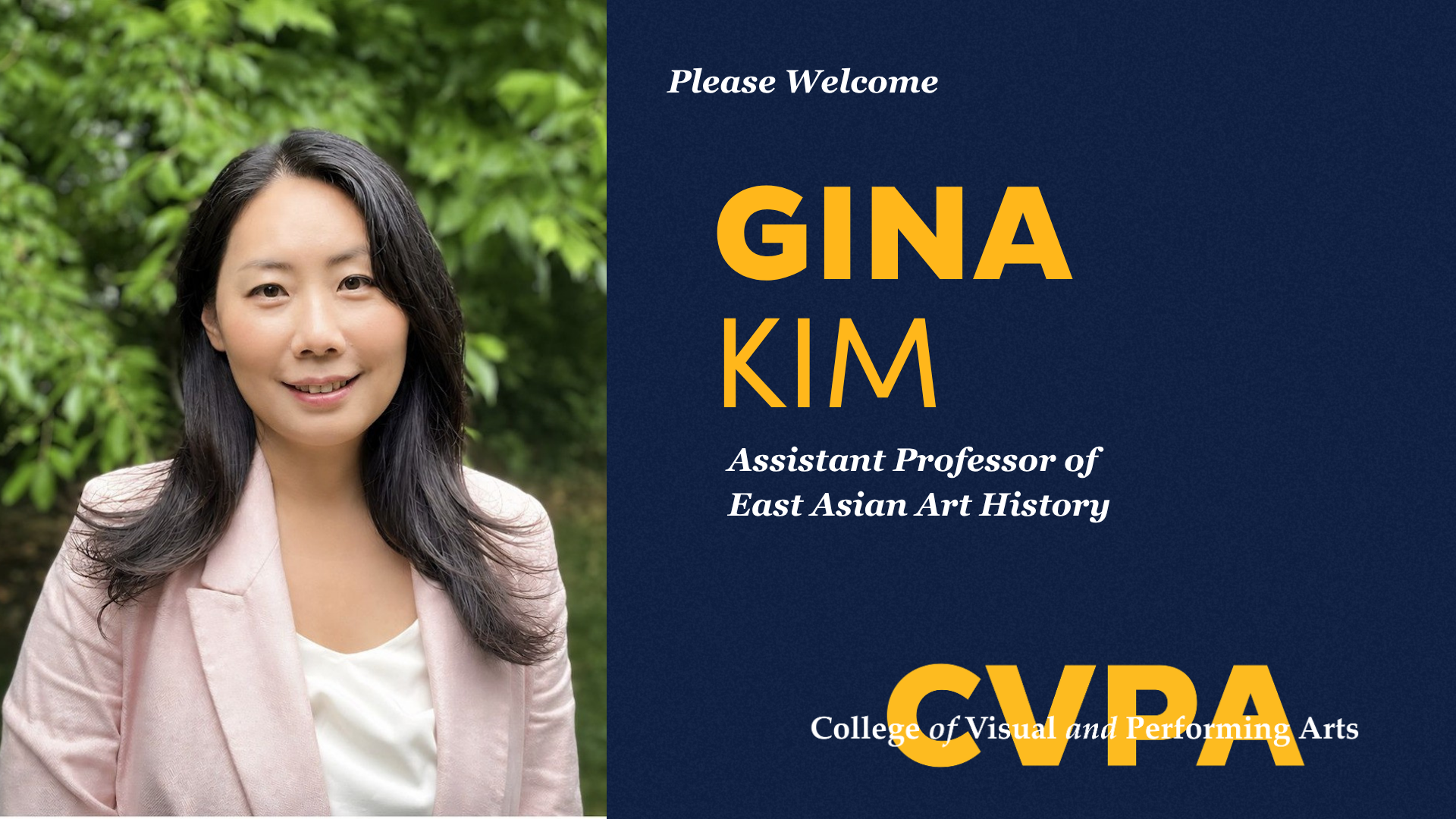 Featured Image for Gina Kim Joins School of Art